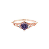 皇冠戒指.紫色尖晶石 - WILLS JEWELLERY