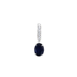 藍寶石清鑲鑽石吊墜 - WILLS JEWELLERY