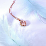 經典摩根石圍石鑽石吊墜 - WILLS JEWELLERY