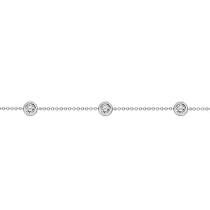 水泡鑽石手鏈(多顆) - WILLS JEWELLERY