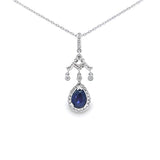 歐式宮廷吊墮 · 皇家藍藍寶石 - WILLS JEWELLERY