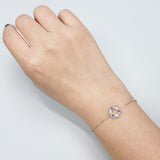 藍寶石鑽石花環手鏈 - WILLS JEWELLERY