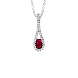 微醺・紅寶石鑽石吊墜 - WILLS JEWELLERY