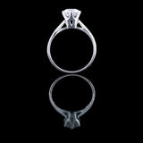 經典六爪大教堂式鑽石戒指款式 - WILLS JEWELLERY