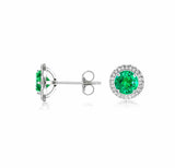 《圓 • 緣》綠寶石耳環 - WILLS JEWELLERY