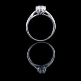 經典六爪花樣教堂式扭紋鑽石戒指款式 - WILLS JEWELLERY
