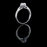 經典六爪花樣教堂式扭紋鑽石戒指款式 - WILLS JEWELLERY