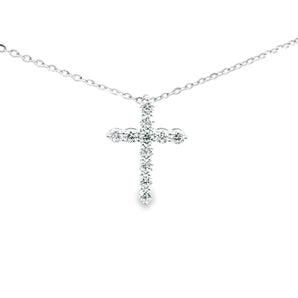 經典十字架鑽石吊墜 - WILLS JEWELLERY