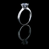 經典六爪皇冠刀肶鑽石戒指款式 - WILLS JEWELLERY