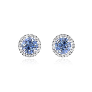 《圓 • 緣》藍寶石耳環 - WILLS JEWELLERY