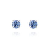 《圓 • 緣》藍寶石清鑲耳環 - WILLS JEWELLERY
