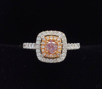 珍愛分享 ~ 訂製粉鑽戒指 - WILLS JEWELLERY