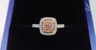 珍愛分享 ~ 訂製粉鑽戒指 - WILLS JEWELLERY