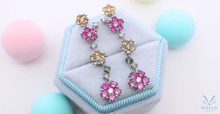 款式鑒賞 -  繽紛春日 · 彩寶耳環 - WILLS JEWELLERY