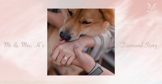 珍愛分享 ~ Mr. & Mrs. H 巨型耀眼的枕形鑽石戒指 - WILLS JEWELLERY