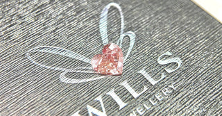 彩鑽推介 - 粉櫻之心 - Sakura's Heart Diamond - WILLS JEWELLERY