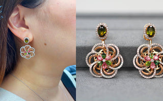 WILLS 款式鑒賞 ~ 超凡工藝，注入幸運的Tourmaline耳環 - WILLS JEWELLERY