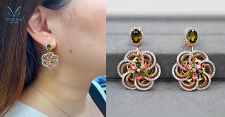 WILLS 款式鑒賞 ~ 超凡工藝，注入幸運的Tourmaline耳環 - WILLS JEWELLERY