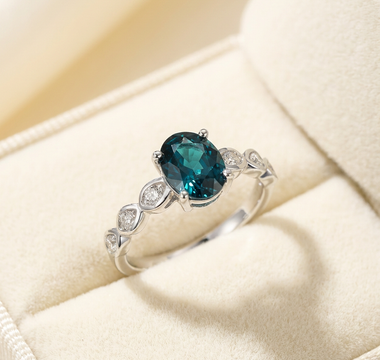 WILLS款式鑑賞-指間的微型建築：1.50ct 巴西 Lagoon Tourmaline 鑽戒