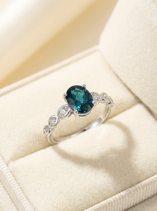 WILLS款式鑑賞-指間的微型建築：1.50ct 巴西 Lagoon Tourmaline 鑽戒