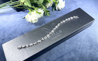 WILLS 款式鑒賞 ~ 豪華花式切割鑽石手鏈 - WILLS JEWELLERY