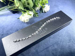 WILLS 款式鑒賞 ~ 豪華花式切割鑽石手鏈 - WILLS JEWELLERY