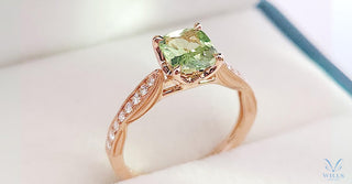 WILLS 款式鑒賞 ~ Grossularite 無燒薄荷色石榴石 ·  古典戒指 - WILLS JEWELLERY
