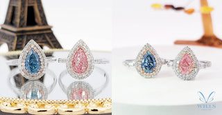 WILLS 款式鑒賞 ~ 天然粉鑽與藍鑽的雙重享受 - WILLS JEWELLERY