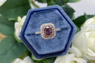 WILLS 款式鑒賞 ~ 彩鑽珍品，深彩紫粉鑽石戒指 - WILLS JEWELLERY