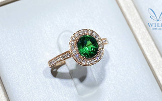 WILLS 款式鑒賞 ~ 復古風蛋形無燒沙弗萊石戒指 - WILLS JEWELLERY