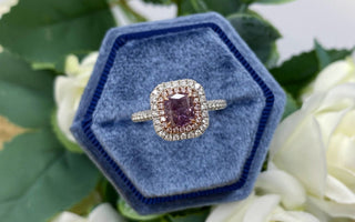 WILLS 款式鑒賞 ~ 彩鑽珍品，深彩紫粉鑽石戒指 - WILLS JEWELLERY