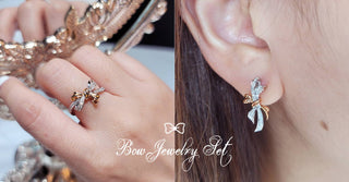 WILLS 新貨速遞 ~ 雙色絲帶結珠寶套裝 - WILLS JEWELLERY