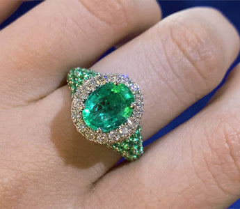 WILLS 款式鑒賞 ~ 殿堂級古典款式 - 橢圓形綠寶石戒指 - WILLS JEWELLERY