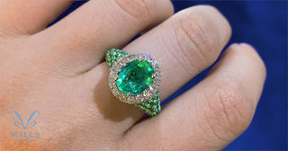 WILLS 款式鑒賞 ~ 殿堂級古典款式 - 橢圓形綠寶石戒指 - WILLS JEWELLERY