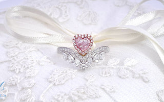 WILLS 款式鑒賞 ~ 貴族少女 · 天然心形粉鑽鑽石戒指 - WILLS JEWELLERY