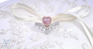 WILLS 款式鑒賞 ~ 貴族少女 · 天然心形粉鑽鑽石戒指 - WILLS JEWELLERY