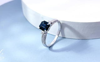 WILLS 款式鑒賞 ~ 宮殿式斯里蘭卡產湛藍尖晶石戒指 - WILLS JEWELLERY