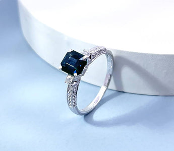 WILLS 款式鑒賞 ~ 宮殿式斯里蘭卡產湛藍尖晶石戒指 - WILLS JEWELLERY