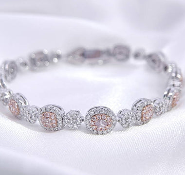 WILLS 款式鑒賞 ~ 柔和浪漫   ·  天然粉鑽圍鑽戒指 - WILLS JEWELLERY