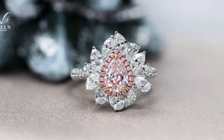 WILLS 款式鑒賞 ~ 雪櫻之景 - 梨形粉鑽戒指 - WILLS JEWELLERY