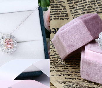 WILLS 款式鑒賞 ~ 匠心設計 •「森林之花」粉鑽鑽石戒指<兩戴款> - WILLS JEWELLERY