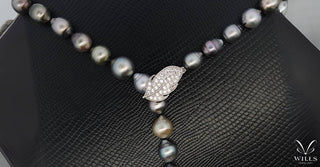 WILLS 款式鑒賞 ~  黑夜彩虹  · 天然大溪地黑珍珠項鏈 - WILLS JEWELLERY