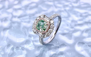 WILLS 款式鑒賞 ~ 碧湖星河 ·  綠鑽戒指 - WILLS JEWELLERY