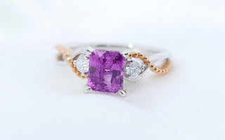 WILLS 款式鑒賞 ~ 扭結戒指．紫色藍寶石 - WILLS JEWELLERY