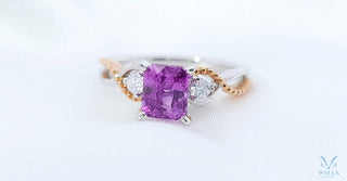 WILLS 款式鑒賞 ~ 扭結戒指．紫色藍寶石 - WILLS JEWELLERY