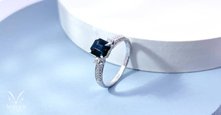 WILLS 款式鑒賞 ~ 宮殿式斯里蘭卡產湛藍尖晶石戒指 - WILLS JEWELLERY