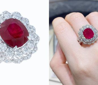 WILLS 款式鑒賞 ~ 花樣紅寶石交織肶鑽石戒指 - WILLS JEWELLERY