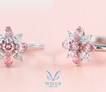 WILLS 款式鑒賞 ~ Argyle粉鑽雪花戒指 - WILLS JEWELLERY