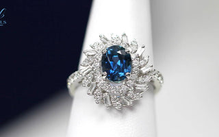 【WILLS LIVE TALK】無燒 靛青藍寶石・雪花戒指 - WILLS JEWELLERY