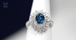 【WILLS LIVE TALK】無燒 靛青藍寶石・雪花戒指 - WILLS JEWELLERY